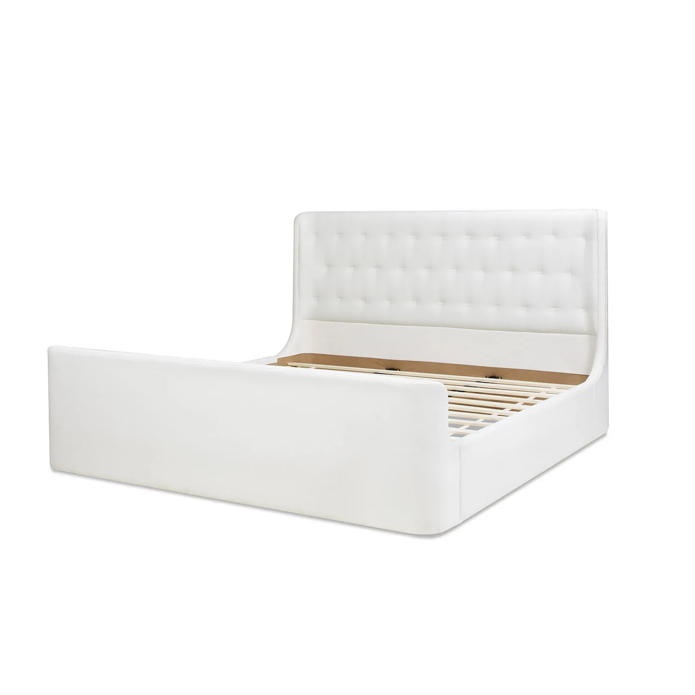 Brooks - Contemporary Tufted Shelter Platform Bed by Couch.com