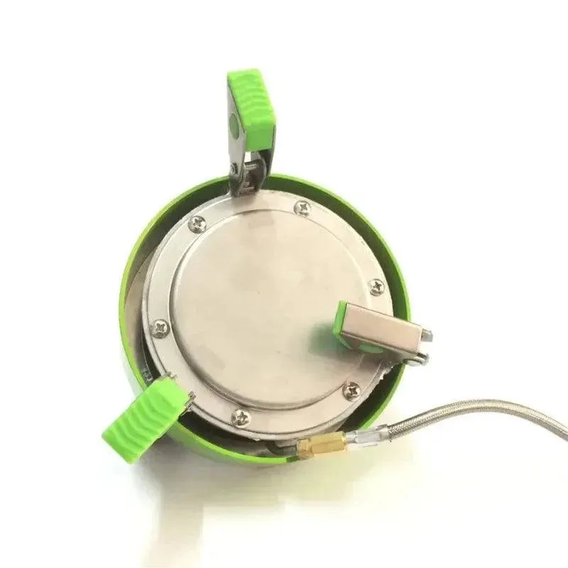 BRS-75 7000W Strong Power Gas Stove for Camping & Barbeque, with Five Burners and Portable Design for Easy Carrying