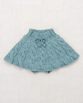 Cable Skating Skirt in Yonder