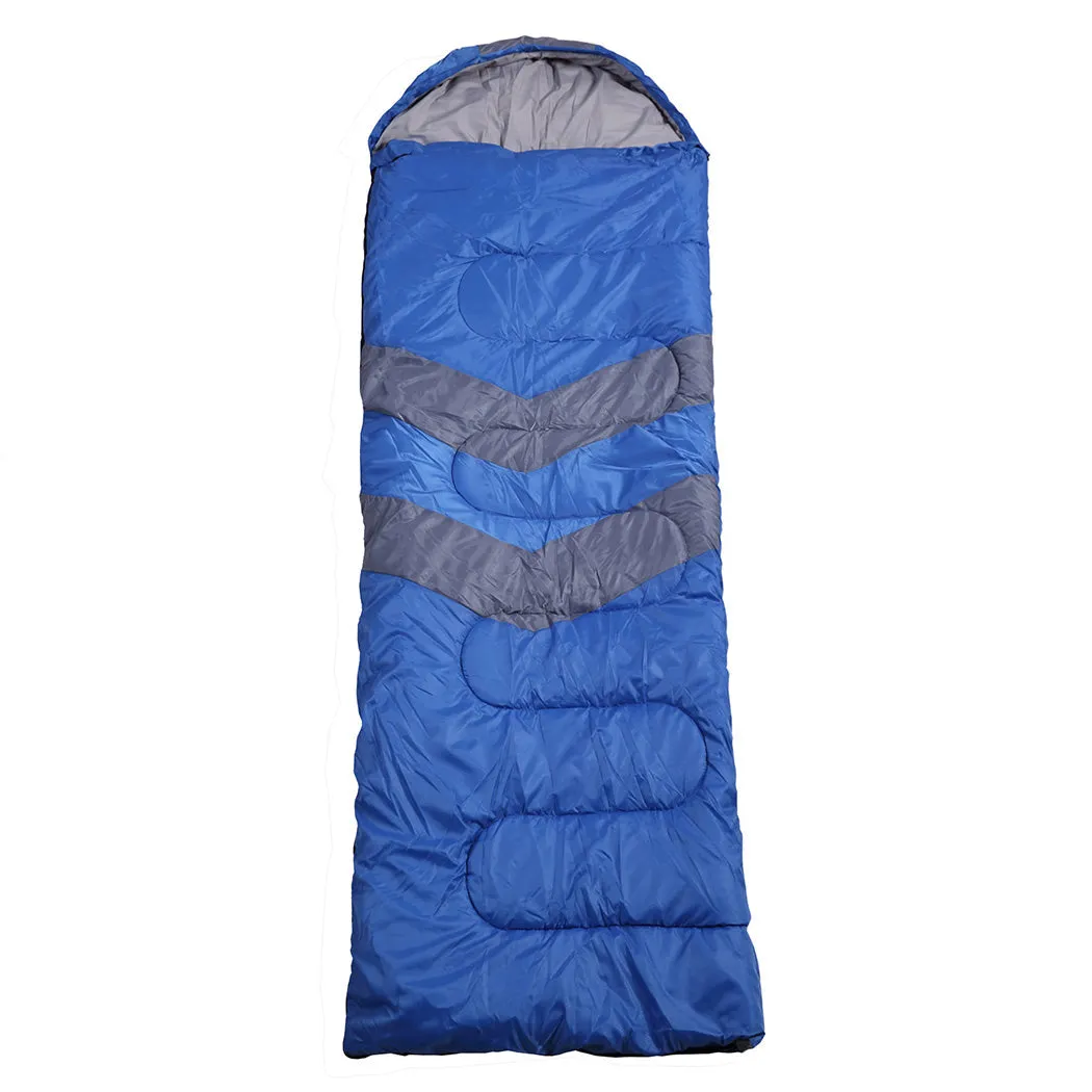 Camping Sleeping Bag -20°C, Thermal Envelope for Hiking, Blue