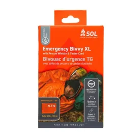 Emergency Bivvy XL w/ Rescue Whistle
