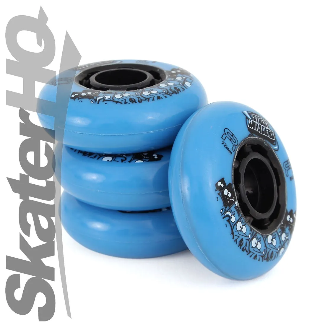 FR Street Invader 72mm 84a 4pk - Blue