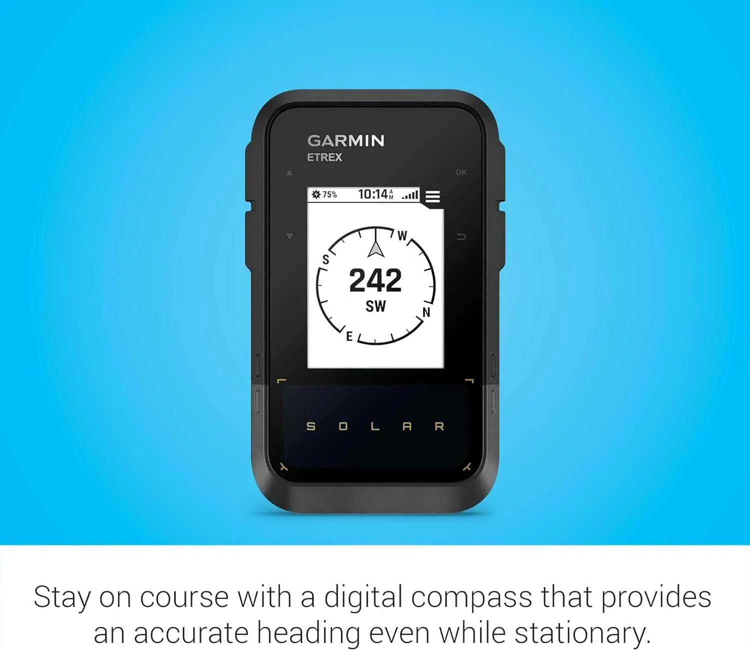 Garmin eTrex® Solar, GPS Handheld Navigator