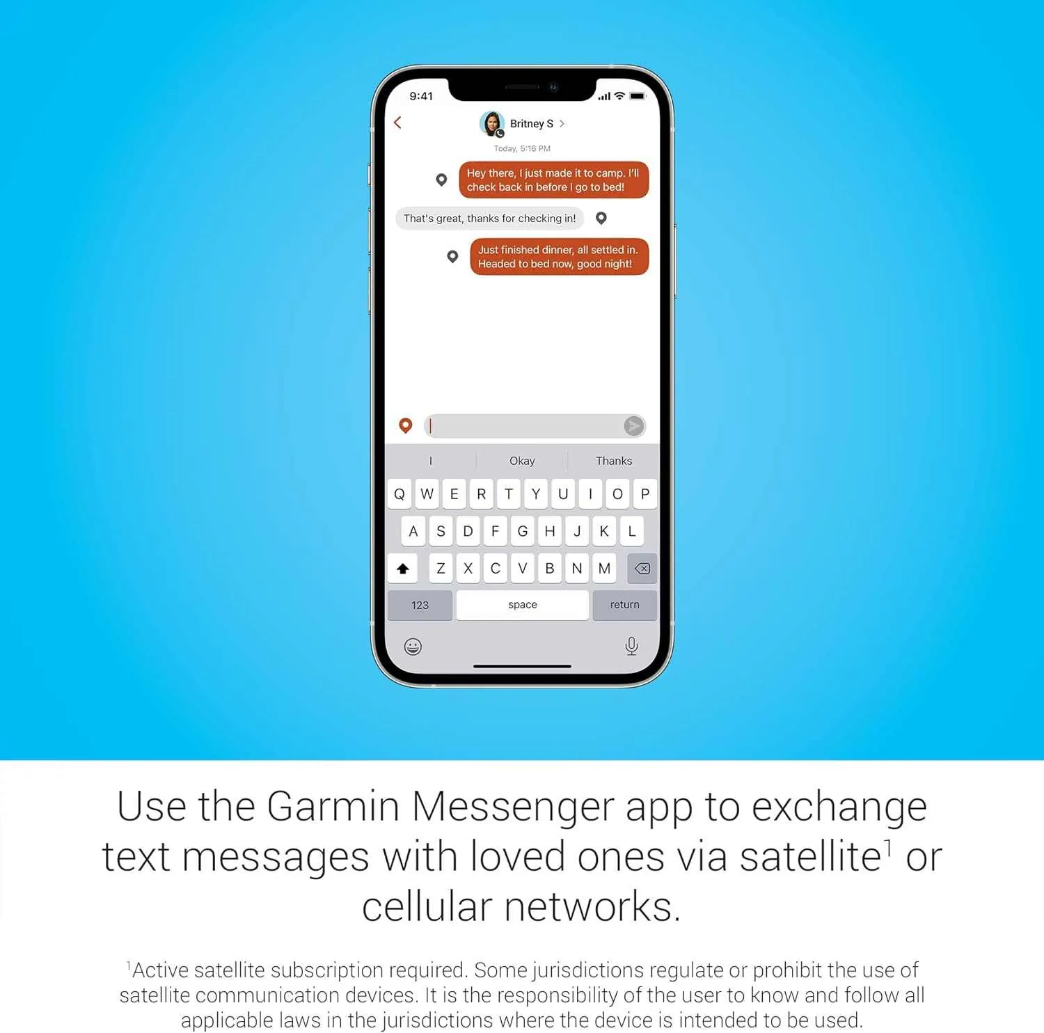 Garmin inReach® Messenger Handheld Satellite Communicator