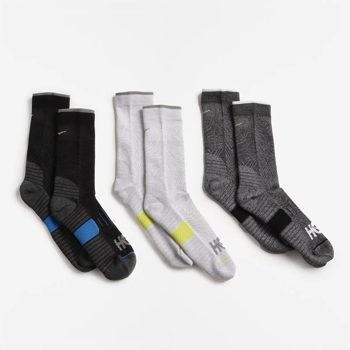 HOKA Crew Run Socks 3-Pack