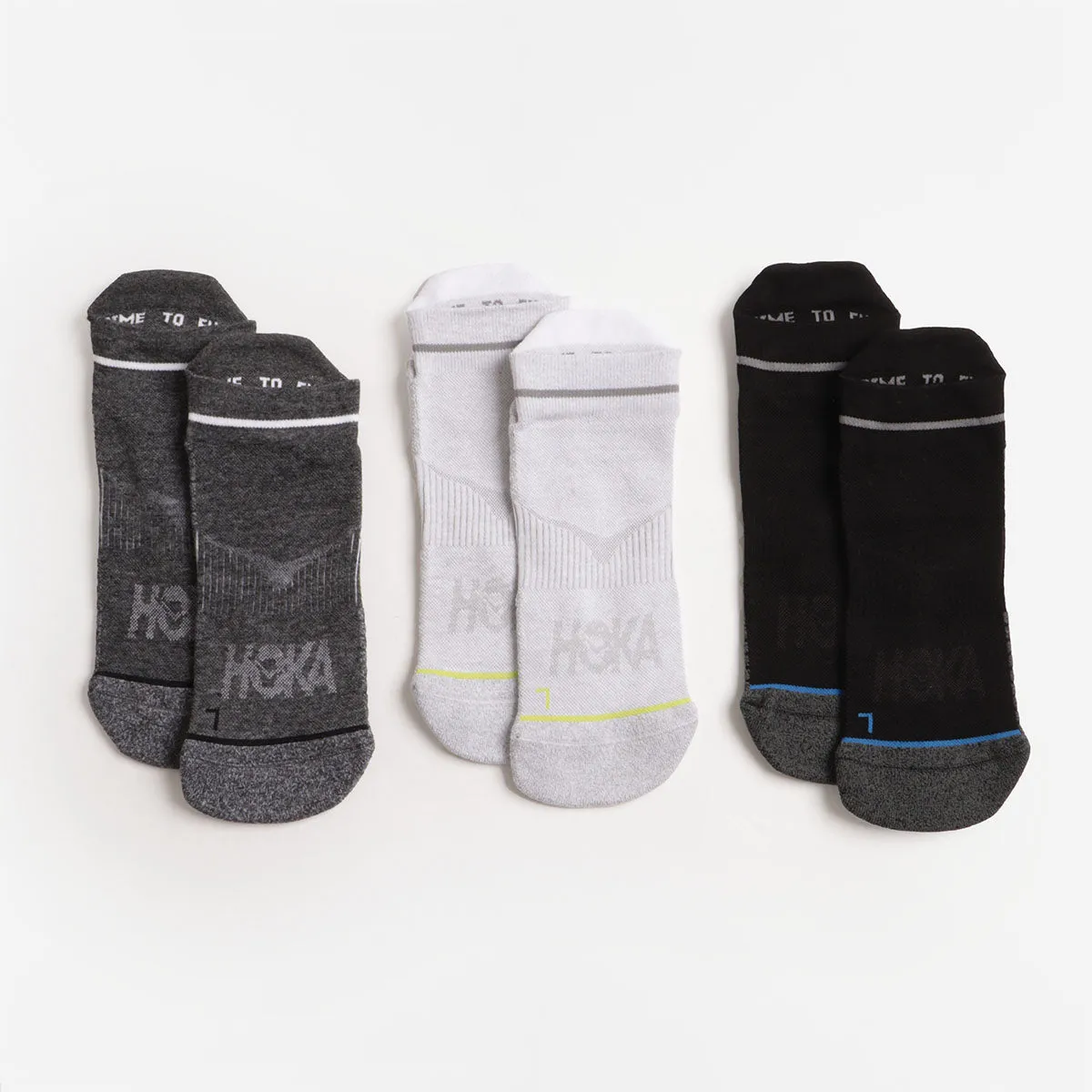 HOKA No-Show Run Socks 3-Pack