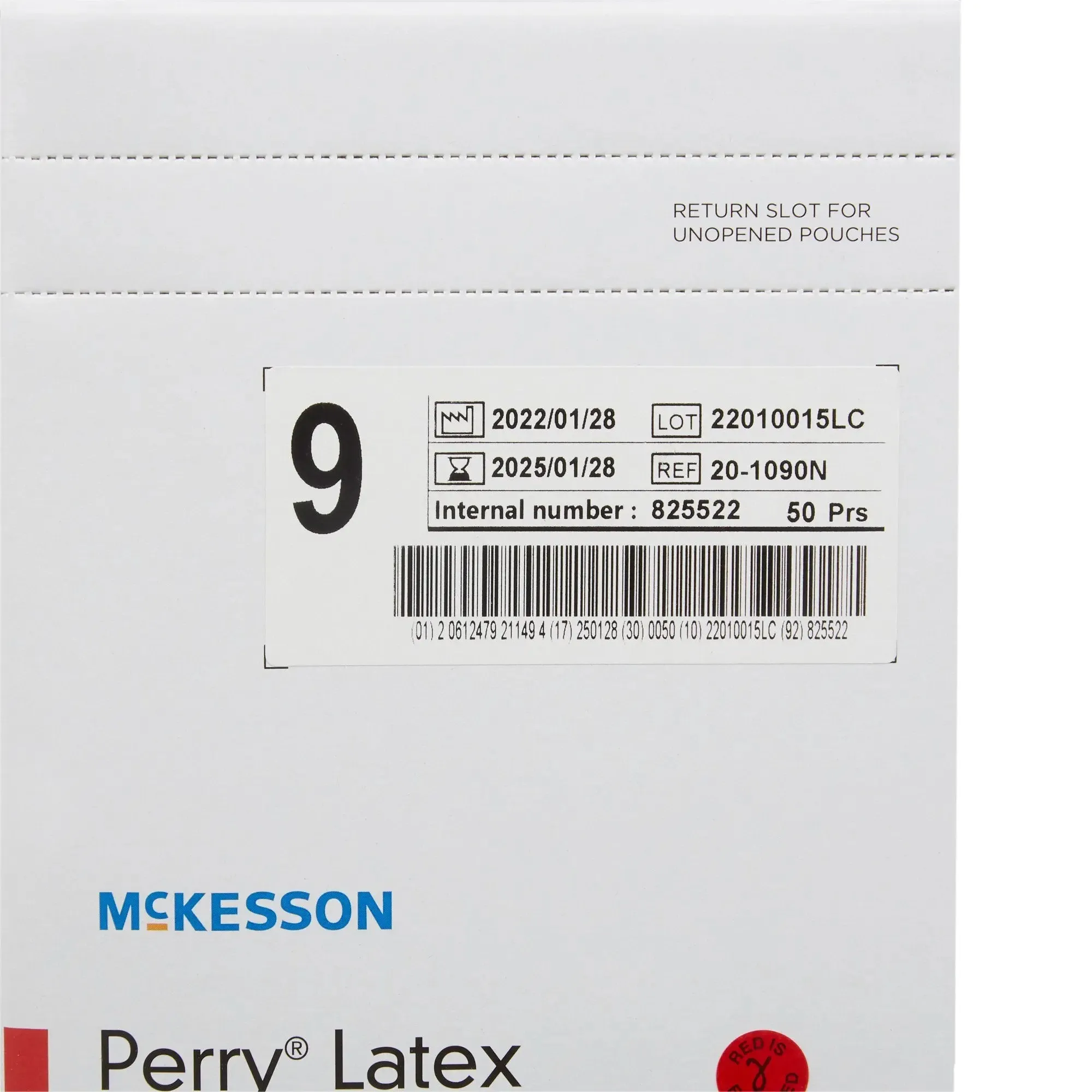 McKesson Perry® Performance Plus Surgical Glove, Size 9, Cream
