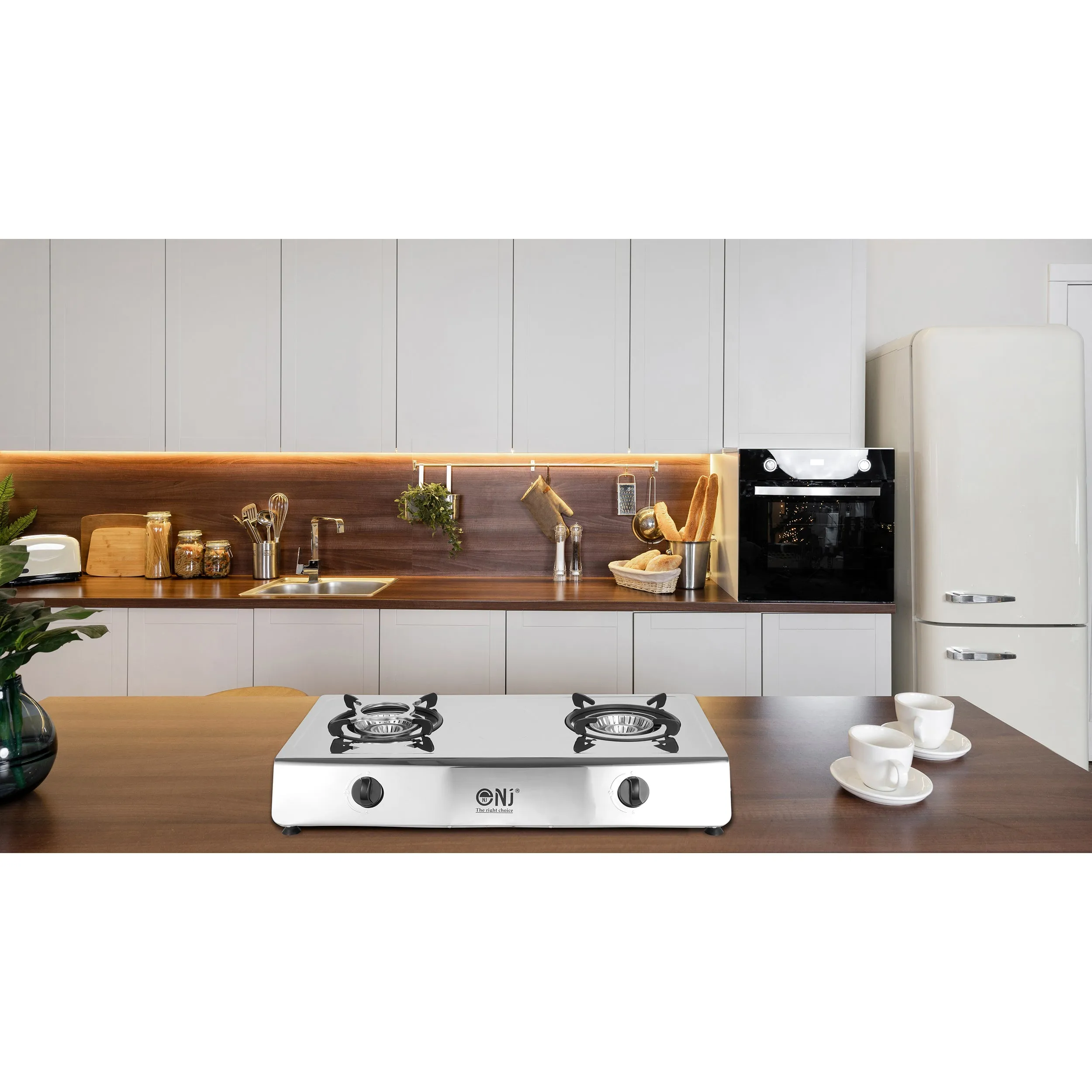 NJ-200SD Gas Stove Dual Burner