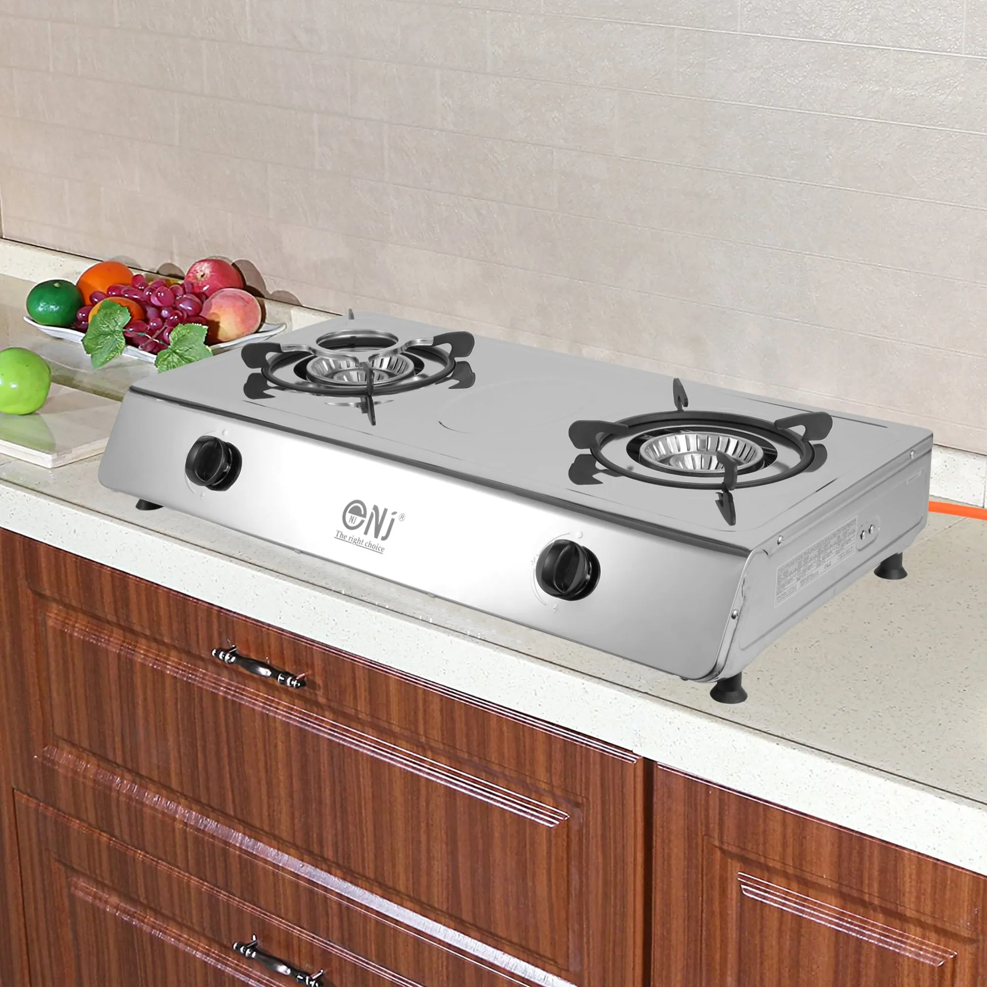 NJ-200SD Gas Stove Dual Burner