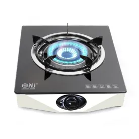 NJ NGB-S1 Black Glass Gas Stove 1 burner