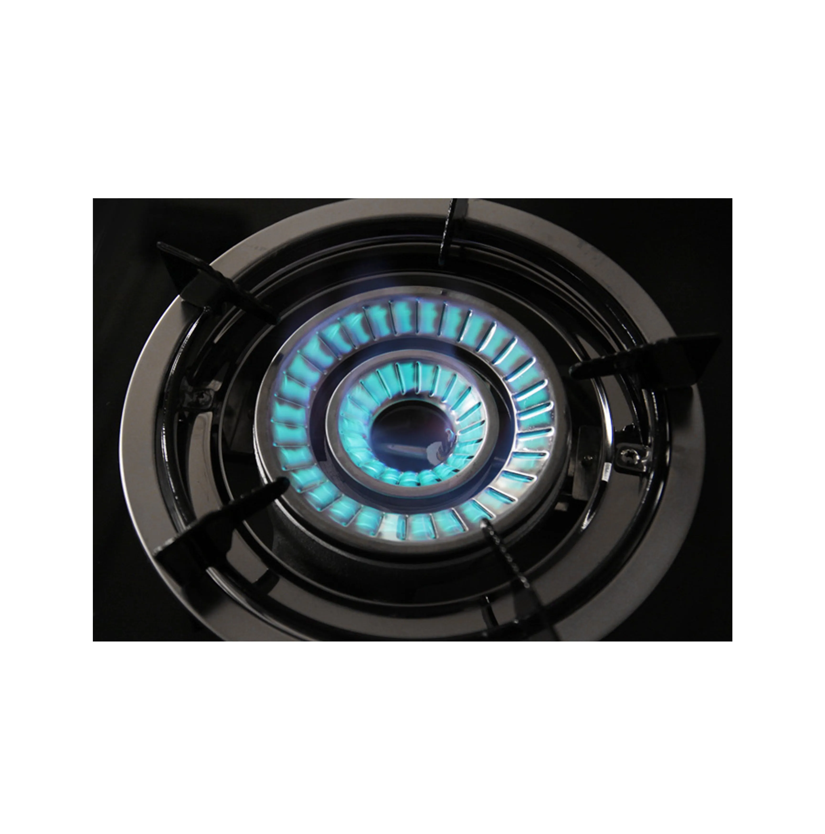 NJ NGB-S1 Black Glass Gas Stove 1 burner