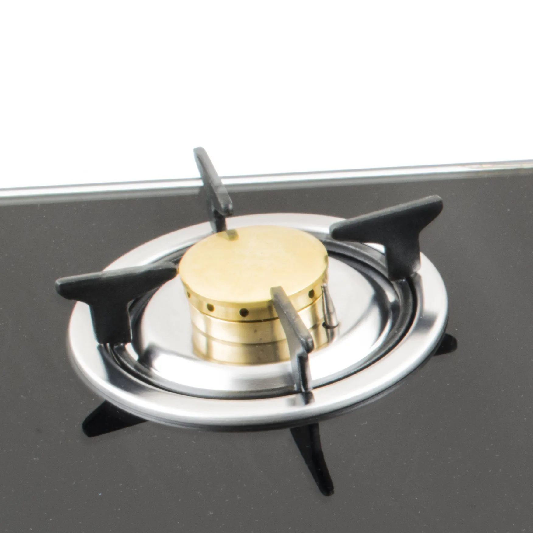 NJ NGB-S3 Black Glass 3 Burners Gas Stove