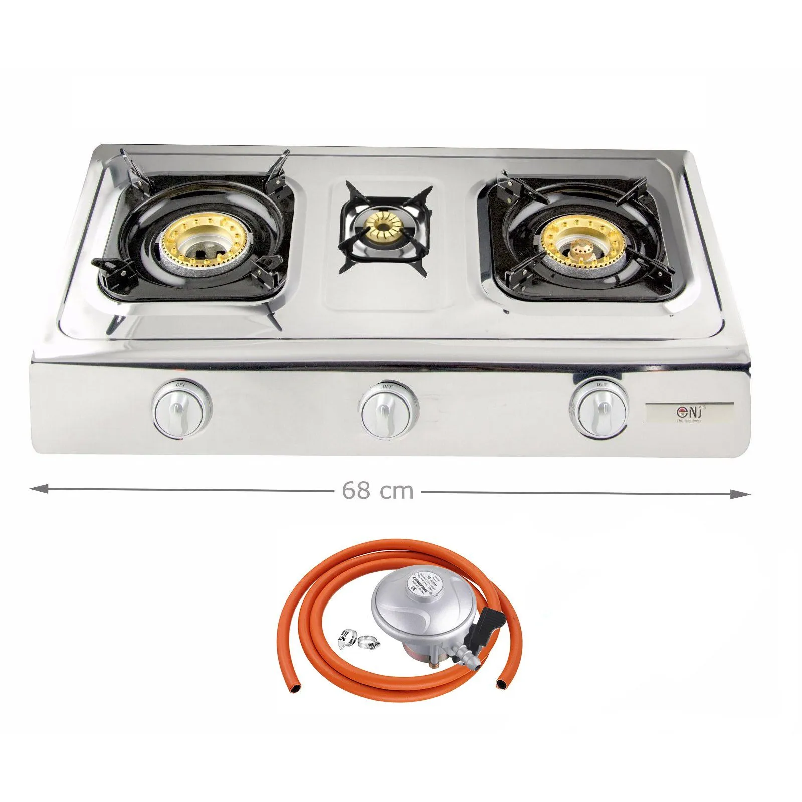NJ NSD-3 Portable Gas Stove 3 Burners