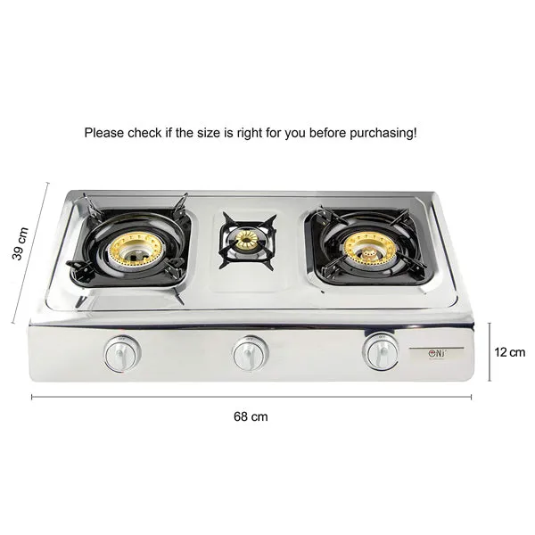 NJ NSD-3 Portable Gas Stove 3 Burners