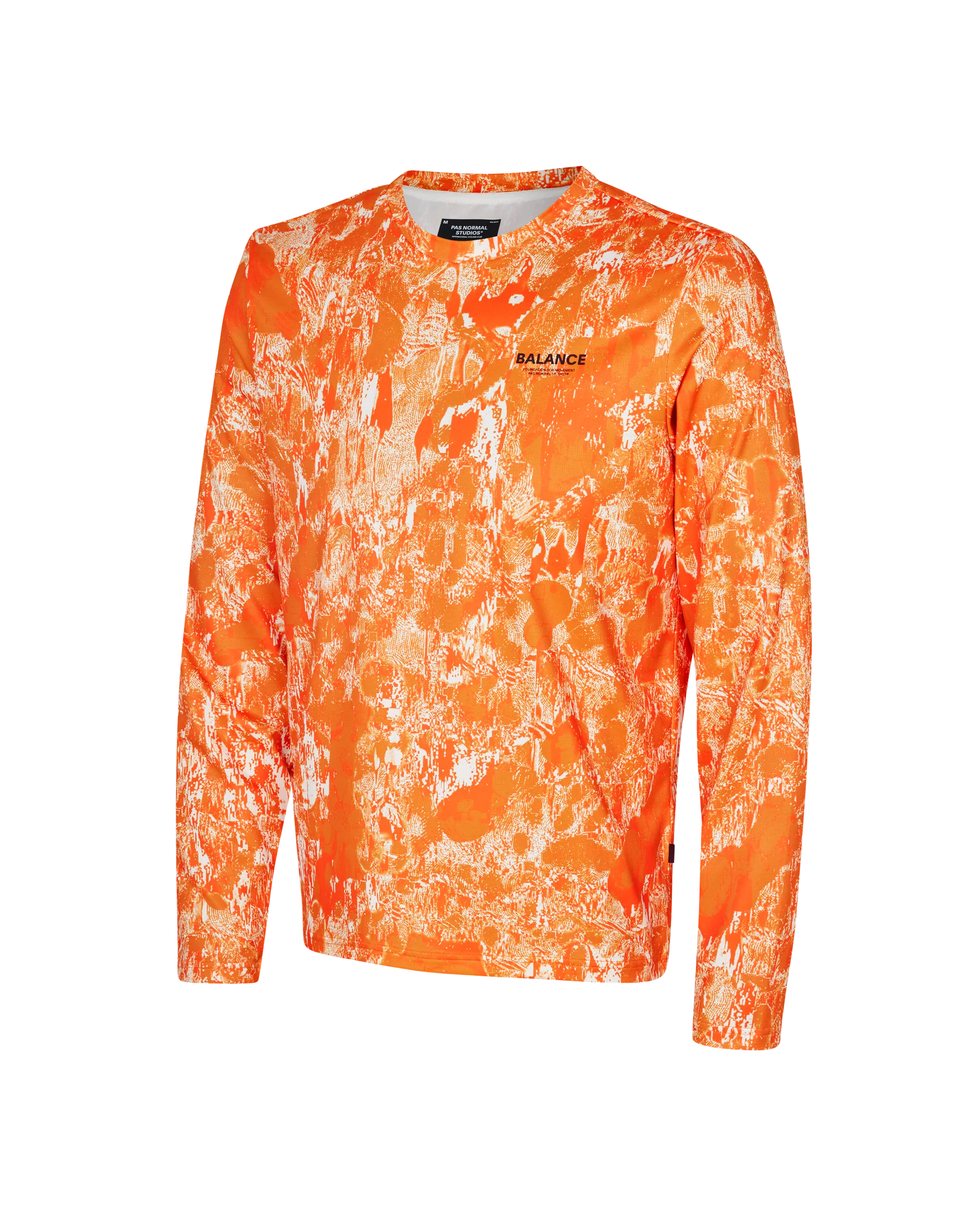 PNS Balance Men's Longsleeve T-shirt Orange AOP