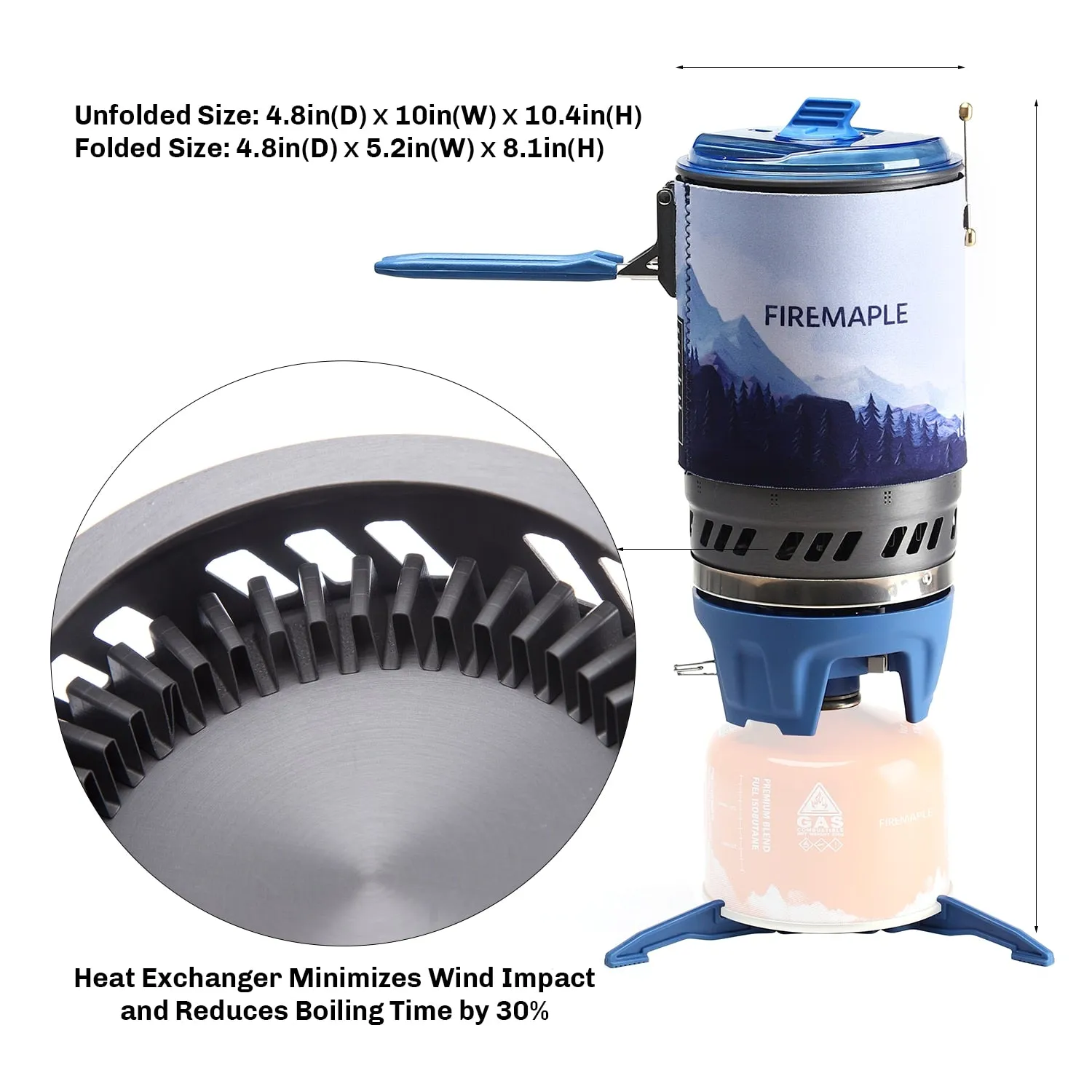 Portable Fire-Maple Polaris X5 Cooking System