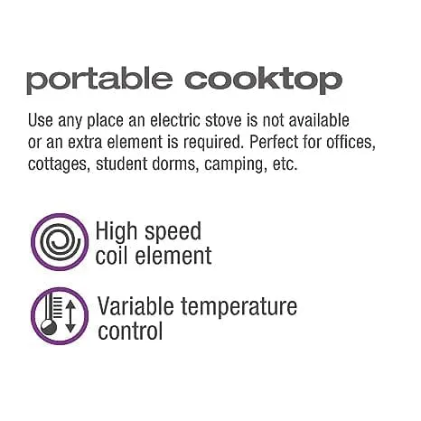 Salton Portable Electric Cooktop