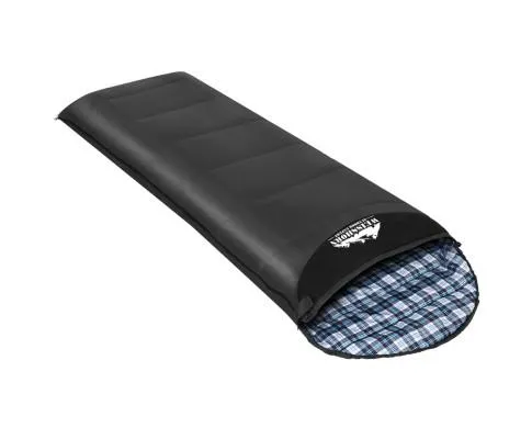 Sleeping Bag Single Camping Hiking Winter Thermal Grey