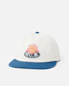 Sun Buzzed Snapback Cap - Washed Navy