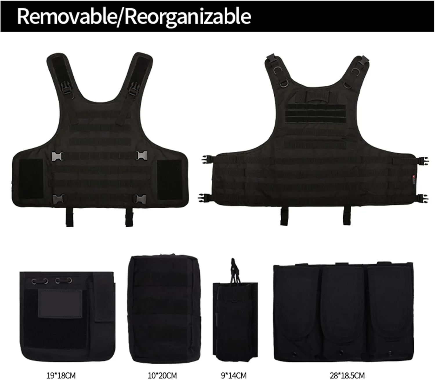 Tactical Vest Airsoft Vest Adjustable Outdoors for Man Vest