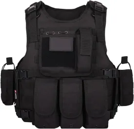 Tactical Vest Airsoft Vest Adjustable Outdoors for Man Vest